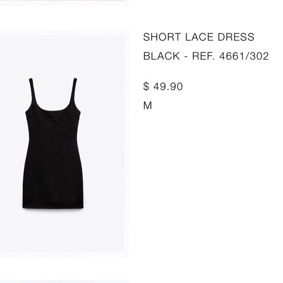 Zara Lace Trim Mini Dress - Picture 2 of 7